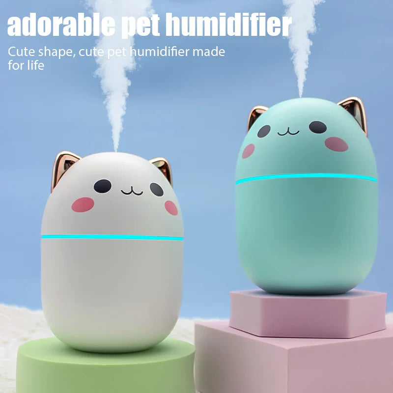 Mini humidificateur d'air pour chat