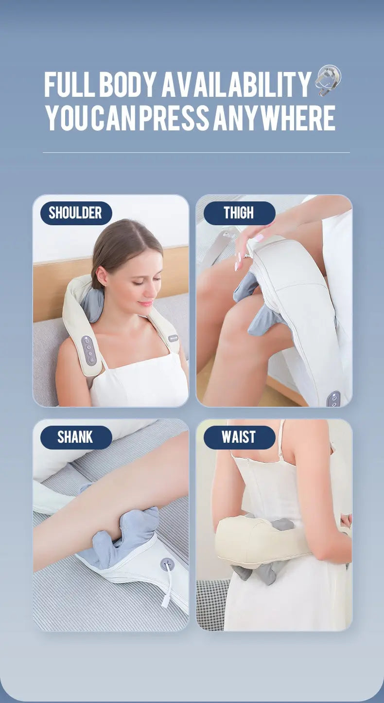 Neck And Back Massager with Heat