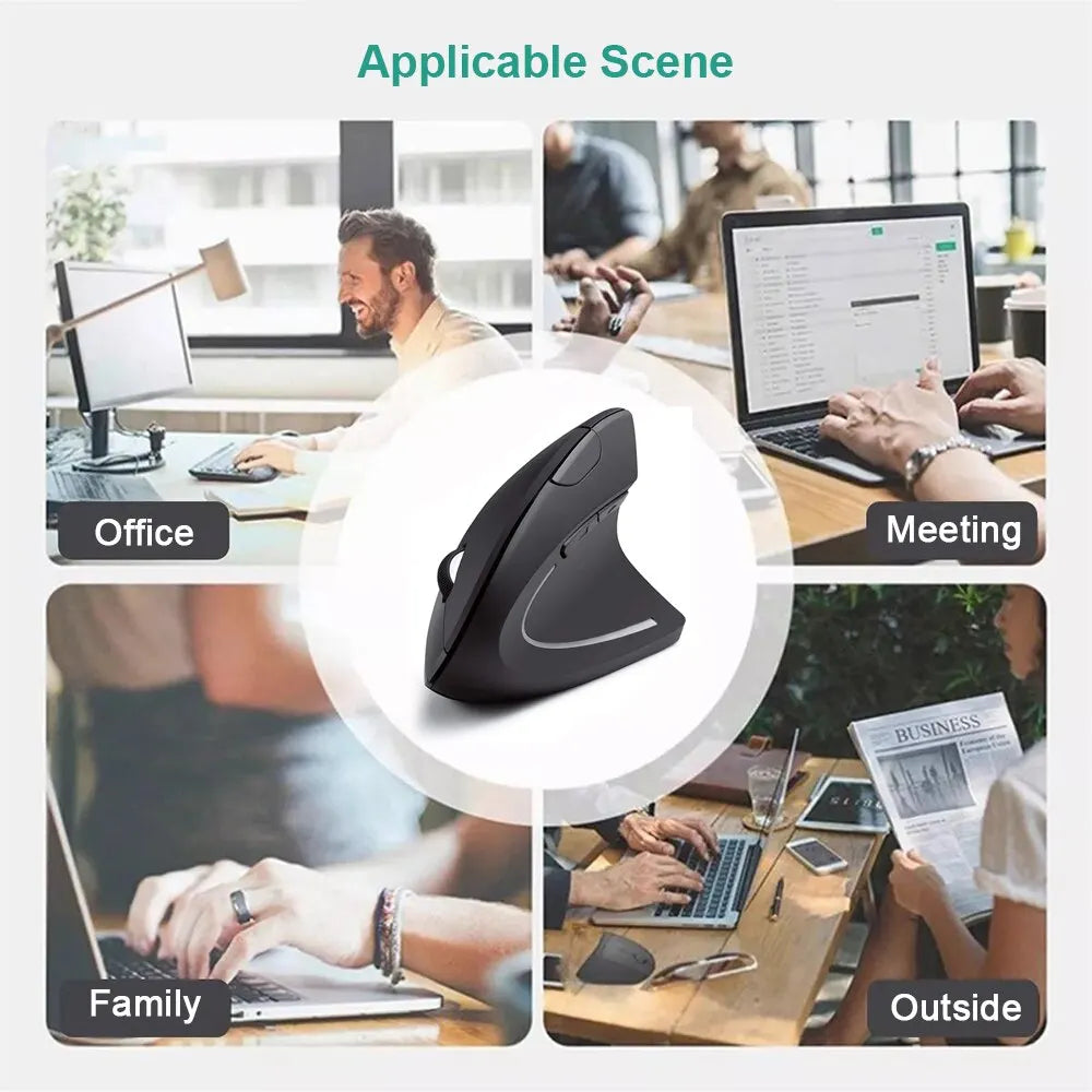 Wireless Vertical Ergonomic Mouse