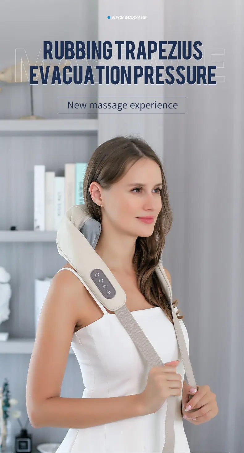 Neck And Back Massager with Heat