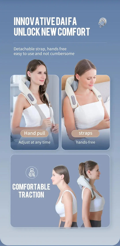 Neck And Back Massager with Heat