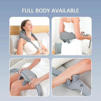 Neck And Back Massager with Heat