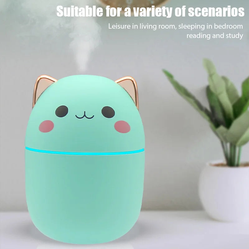 Mini humidificateur d'air pour chat