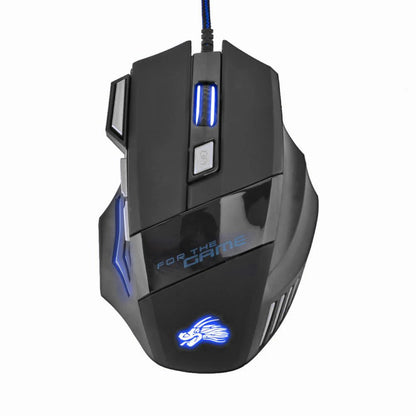 Souris de jeu ergonomique rétroéclairée RVB