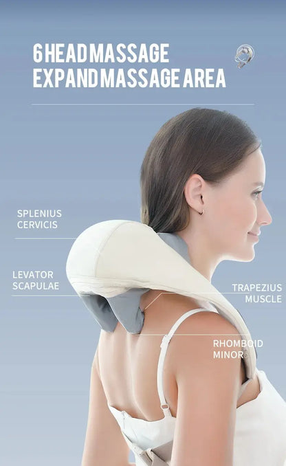 Neck And Back Massager with Heat