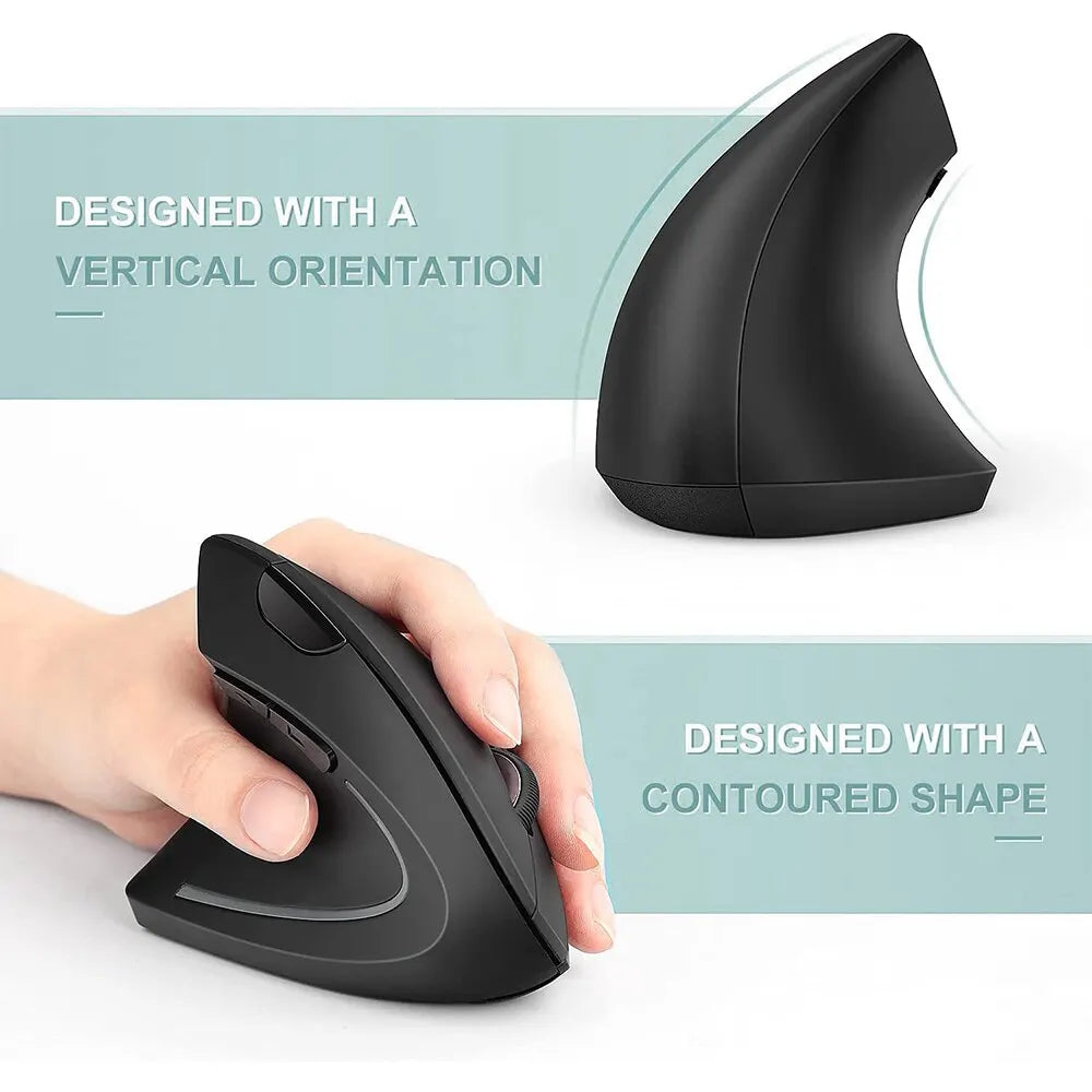 Wireless Vertical Ergonomic Mouse