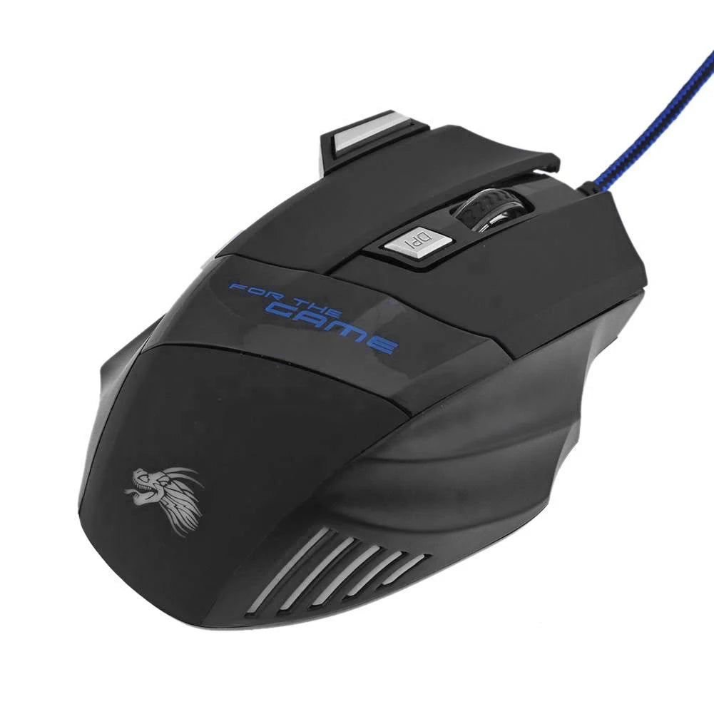 Souris de jeu ergonomique rétroéclairée RVB