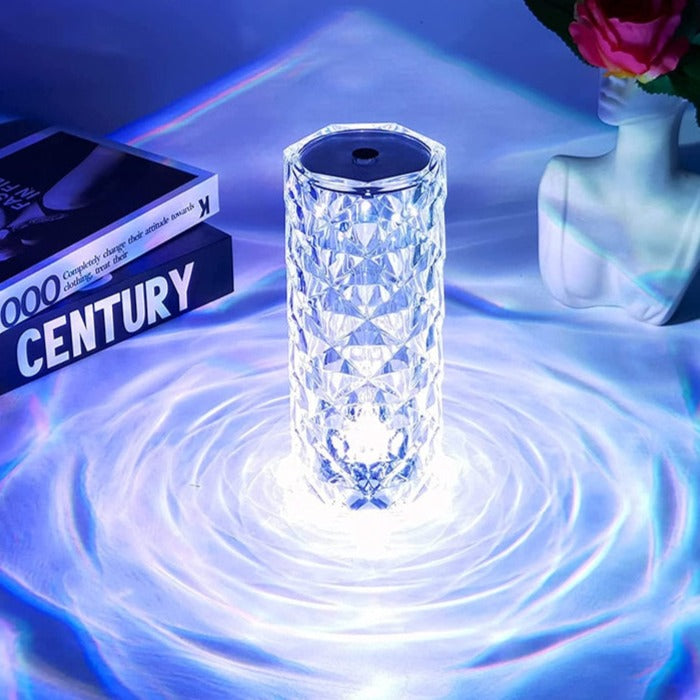 Rose Crystal Diamond Lamp