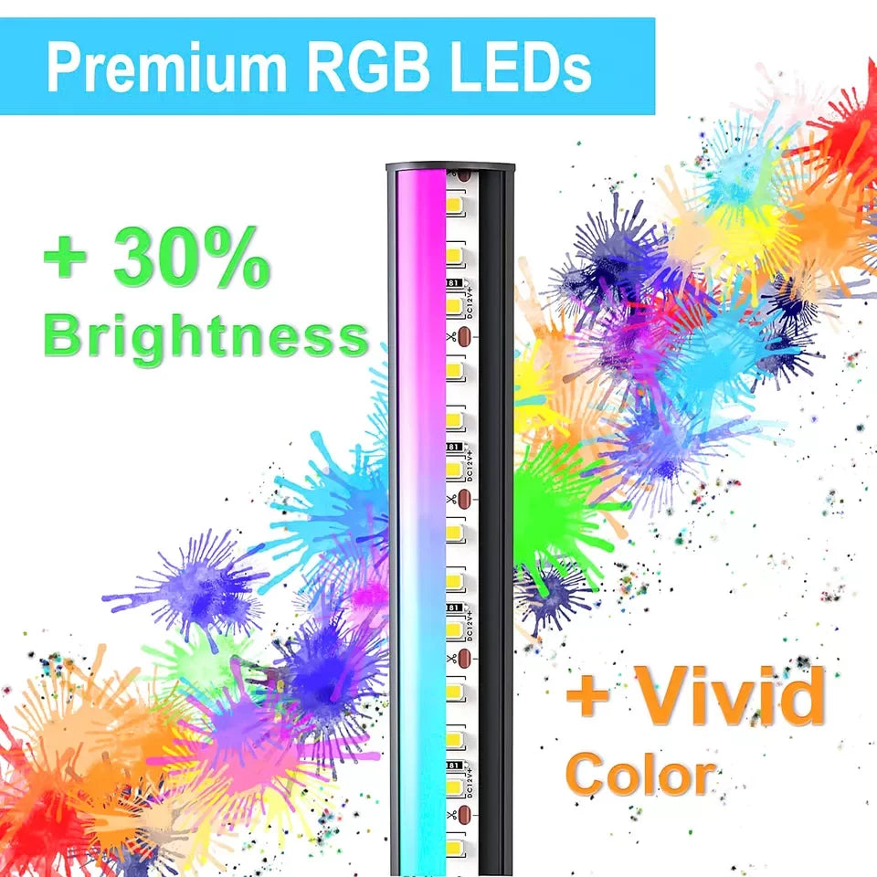 Lampadaire couleur RVB