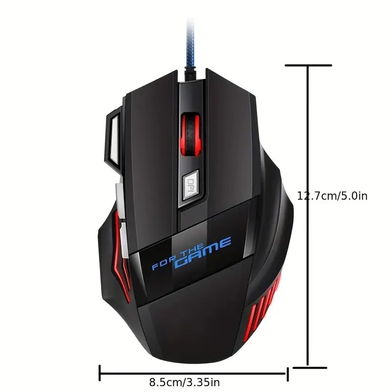 RGB Backlit Ergonomic Gaming Mouse