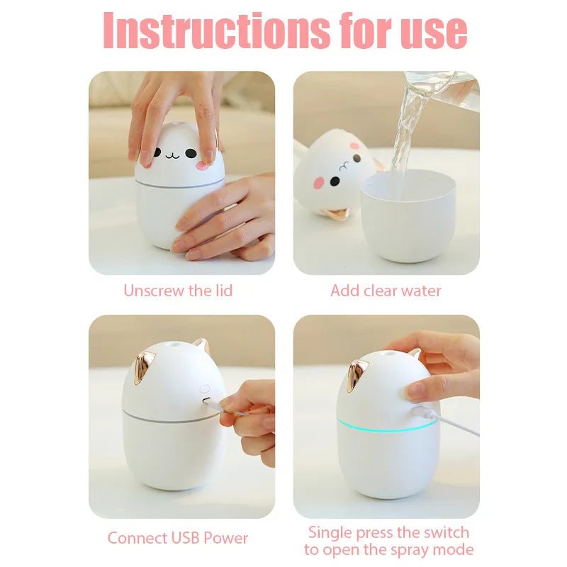 Mini Cat Air Humidifie - Techsuplife