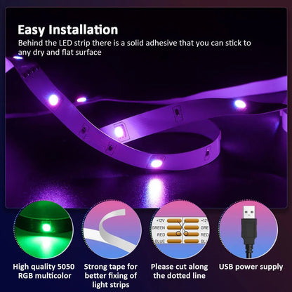 RBG LED Strip Lights - Techsuplife